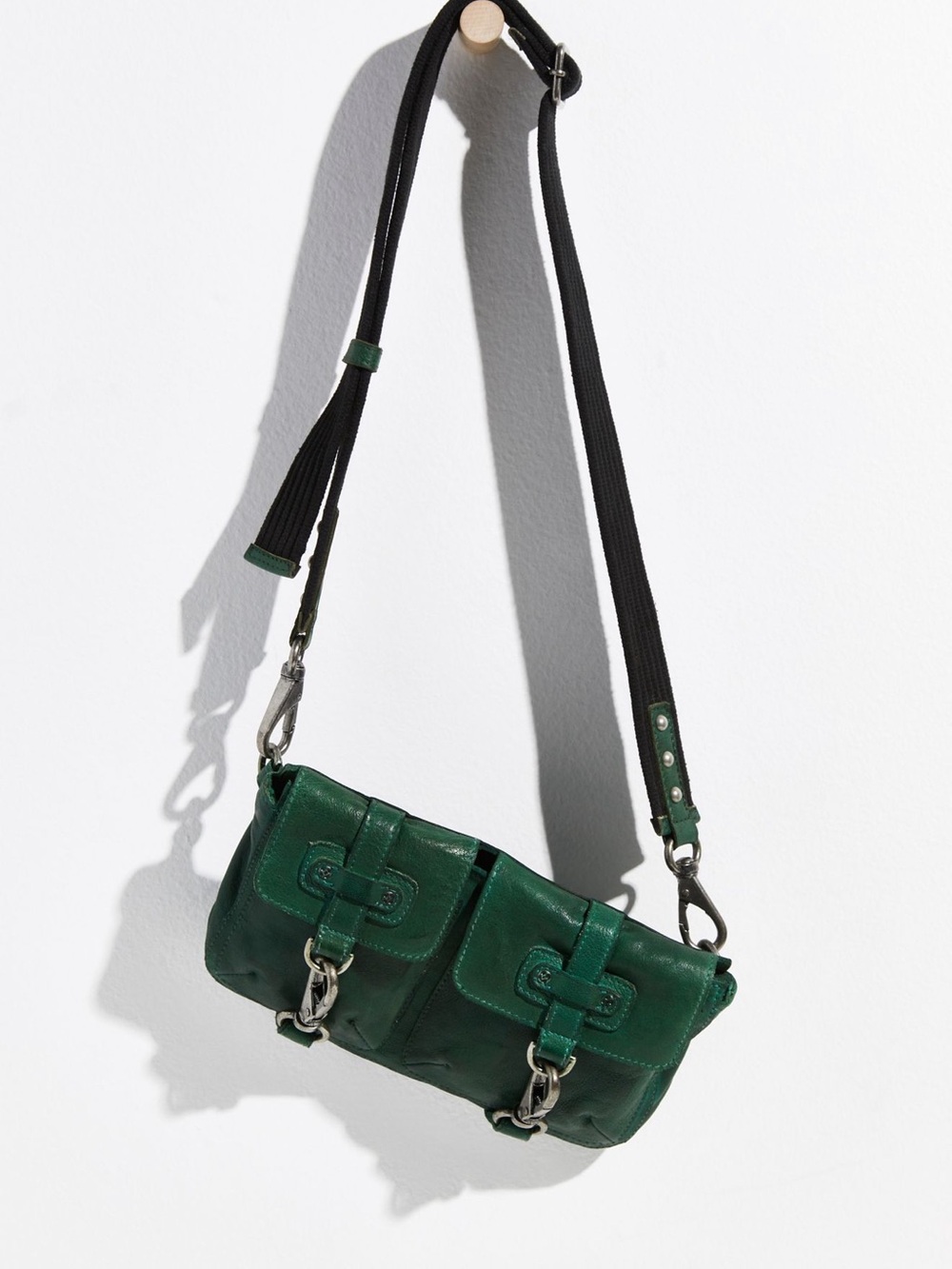 Green Women's Crossbody Shoulder Bag - Picture 5 of 6